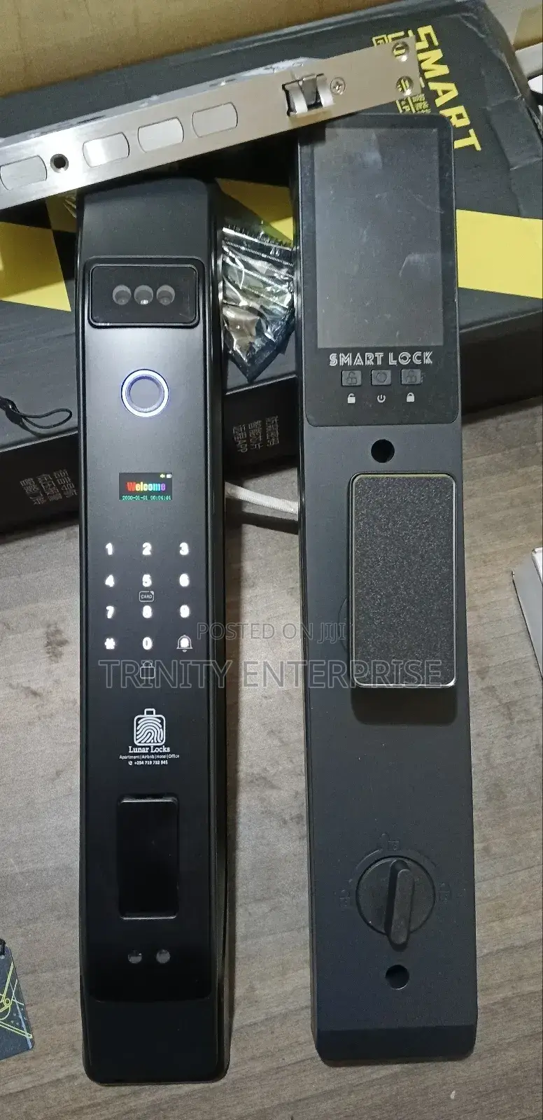 Automatic Electronic Fingerprint Biometric Smart Lock With Camera
