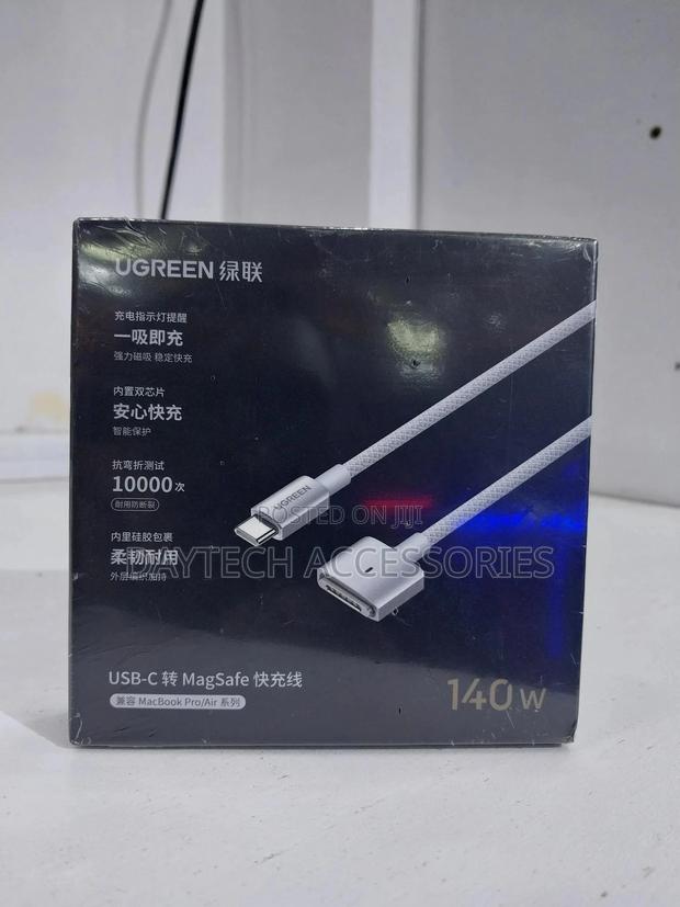 Ugreen 140w Usb-C to Magsafe 3 Charging Cable for Macbook Computers. - thumbnail 2