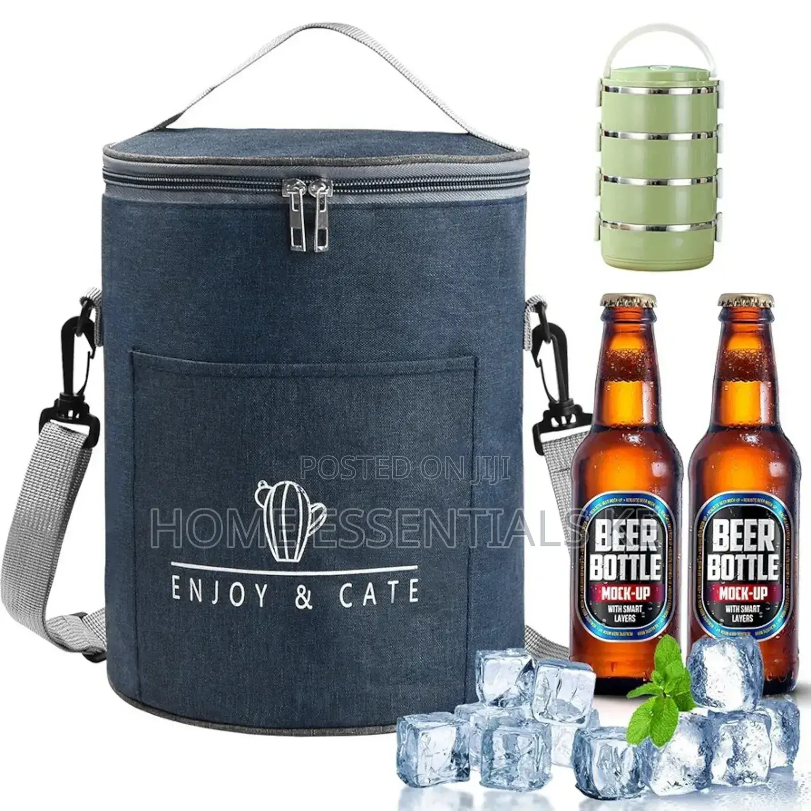 Insulated Round Lunch Bag 9l