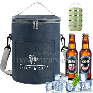 Insulated Round Lunch Bag 9l