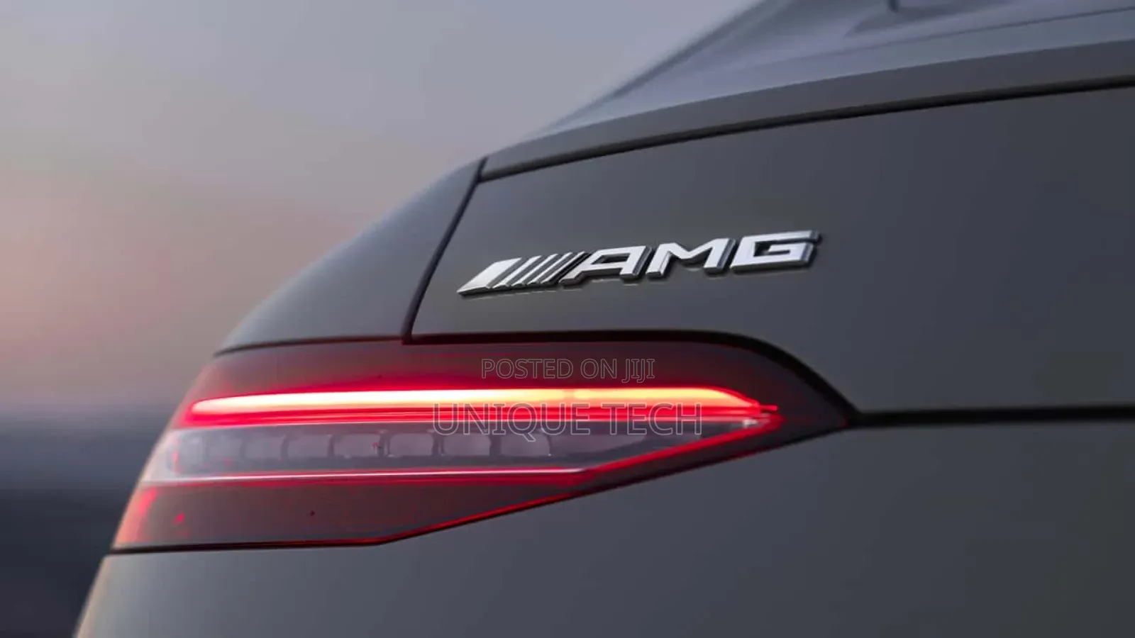 Mercedes Amg Silver Finish Badge Logo