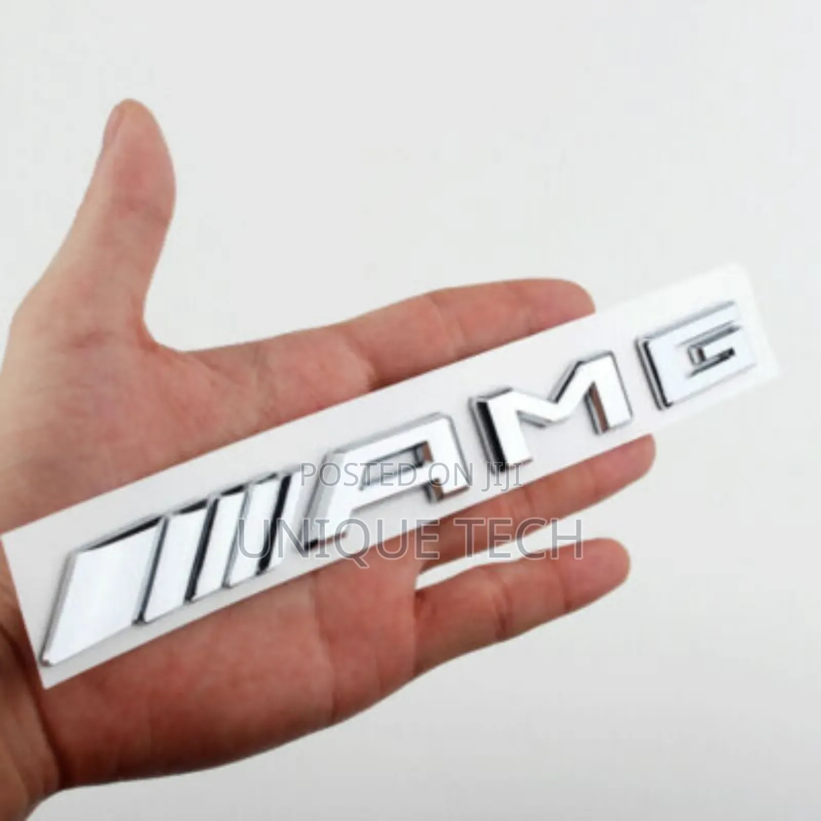 Amg Silver Emblem Logo for Mercedes Vehicles