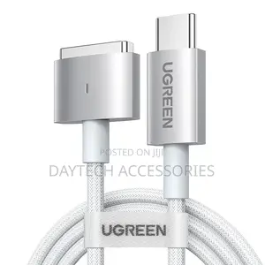 The Ugreen Usb-C to Magsafe 3 Braided Charging Cable.