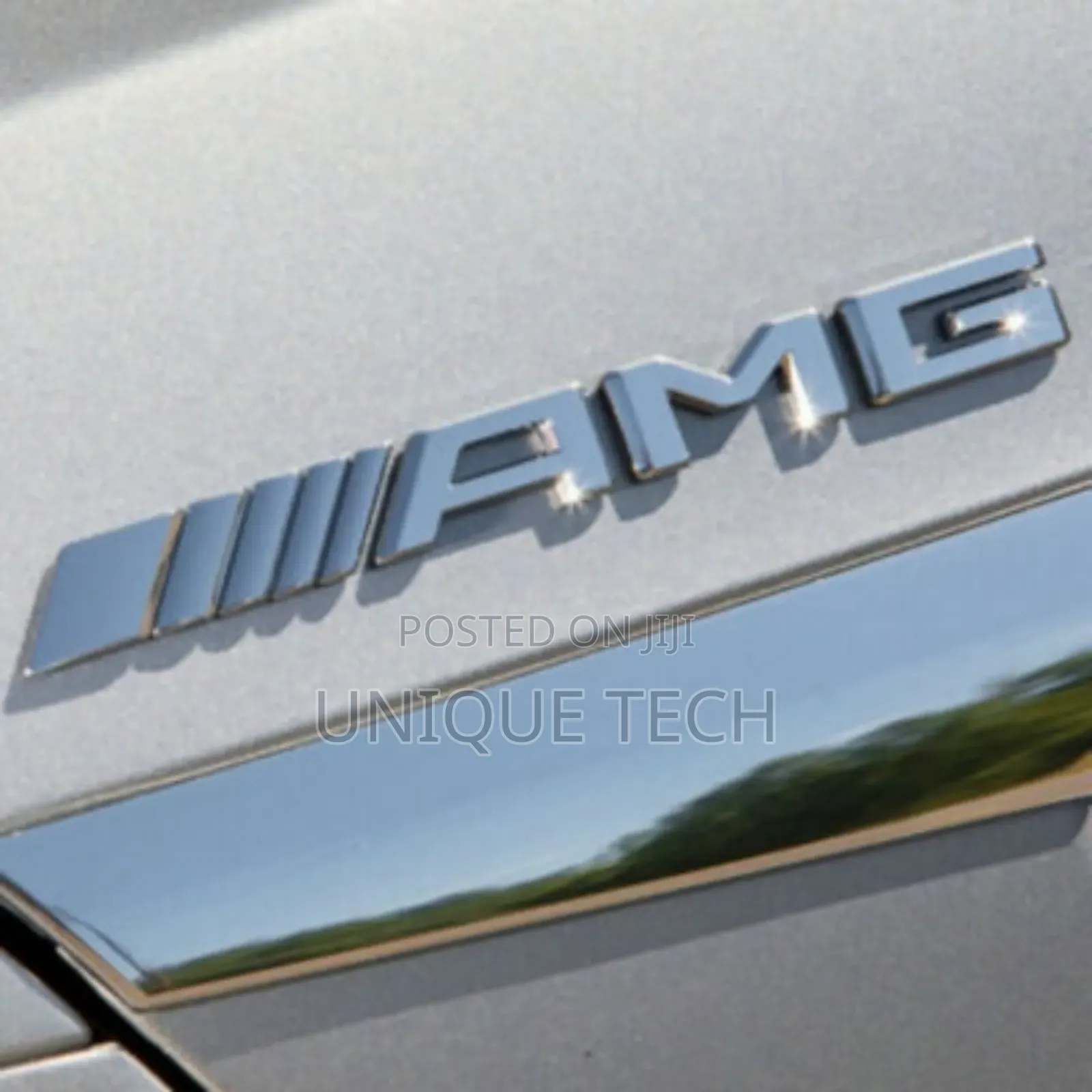 Amg Silver Edition Logo Emblem for Mercedes Cars