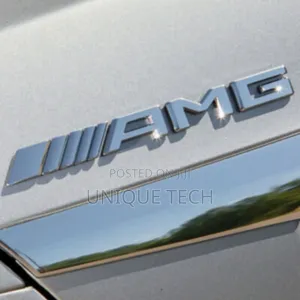 Amg Silver Edition Logo Emblem for Mercedes Cars