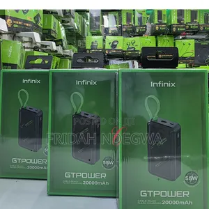 Infinix Gtpower *55w* Xp20gt 20000mah Flash Power Bank
