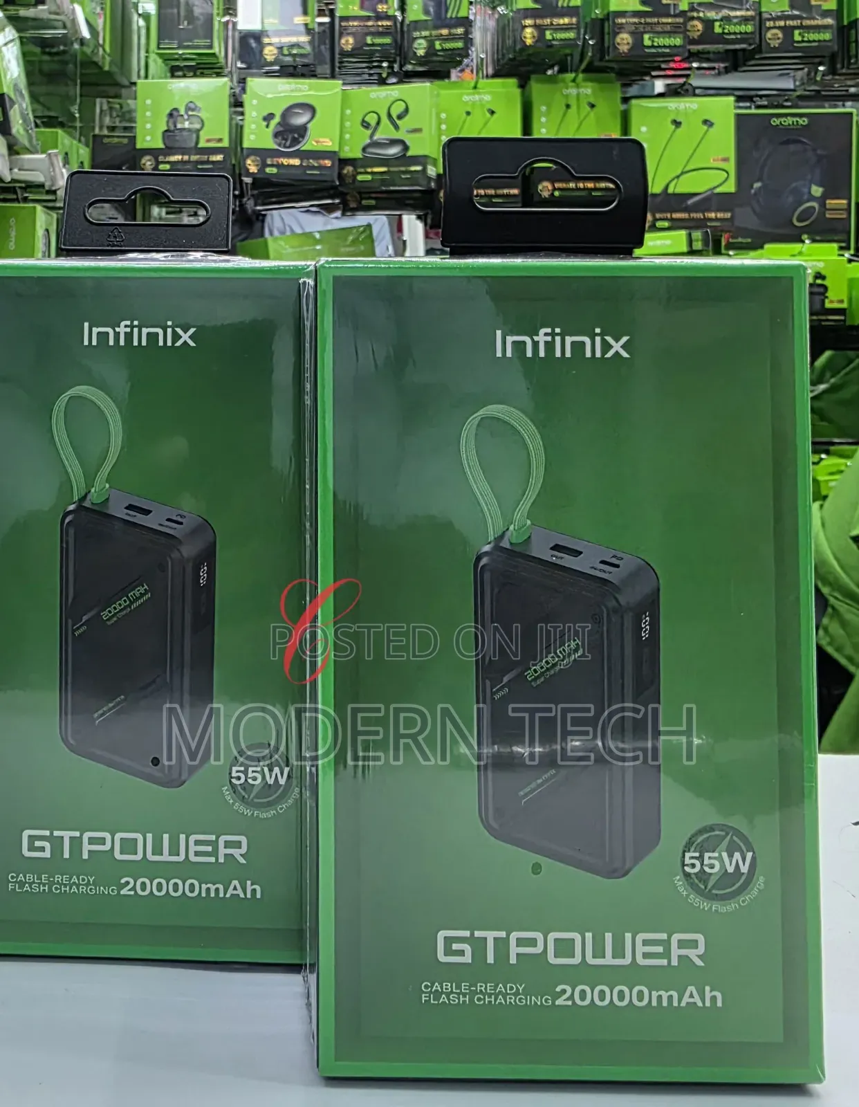 Infinix Gt Power 20000mah 55w Portable Laptop Charging Powerbank