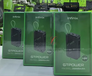 Infinix Gtpower *55w* Xp20gt 20000mah Flash *Charge Laptop Powerbank