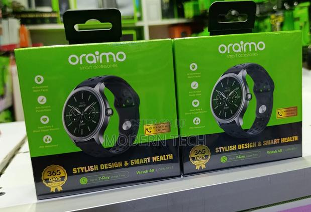 Oraimo Watch 6r | 1.83” Amoled Smartwatch With Bluetooth Call - main view