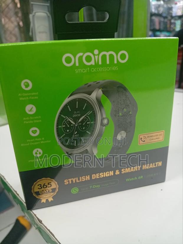 Oraimo Watch 6r | 1.83” Amoled Smartwatch With Bluetooth Call - thumbnail 2