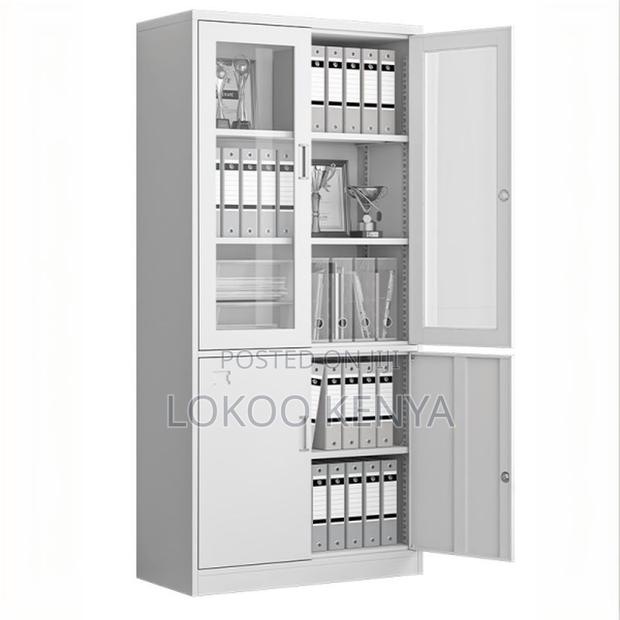 Office Cabinet : 4-Door Lockable Office Storage Cabinet - thumbnail 4
