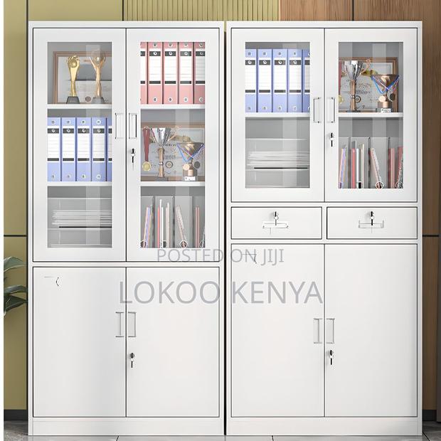 Office Cabinet : 4-Door Lockable Office Storage Cabinet - thumbnail 5
