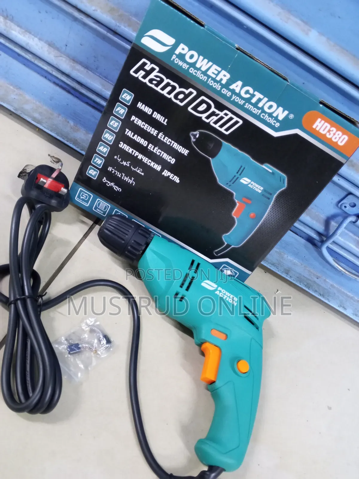 Power Action 10mm Drill 380watts