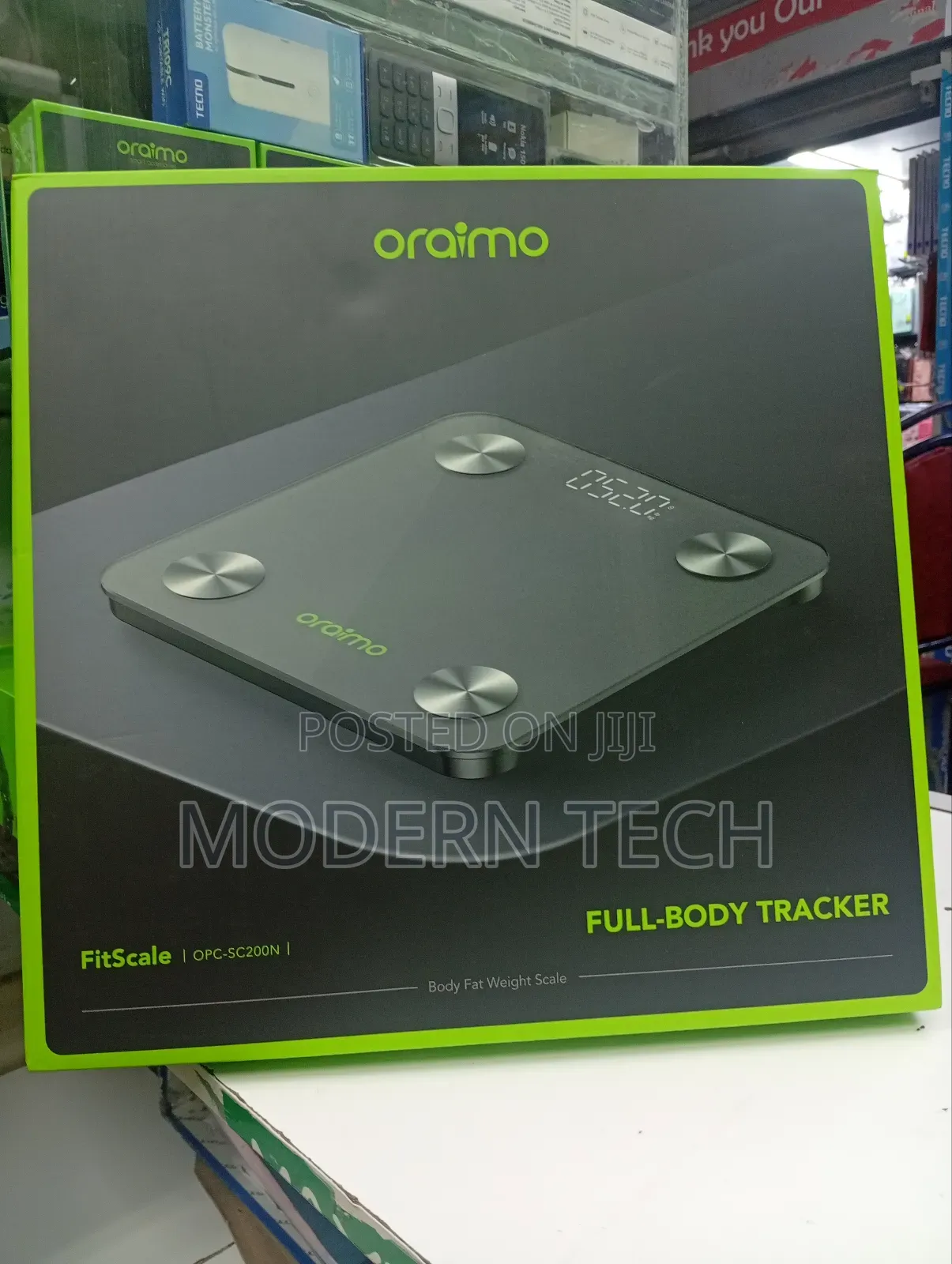 Oraimo Fitscale Opc-Sc200n *Body Fat Weight Scale* Full Body Tracker