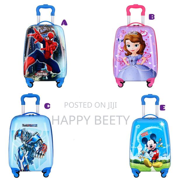 Cartoon Themed Kid's Trolley Bag