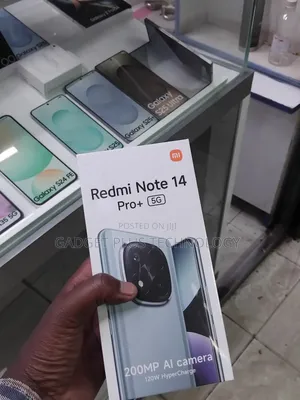 New Xiaomi Redmi Note 14 Pro+ 5G 256 GB Black