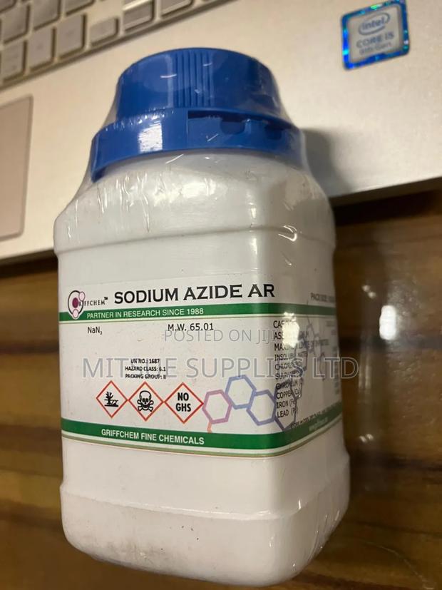 Sodium Azide Ar 100g For Laboratory Use