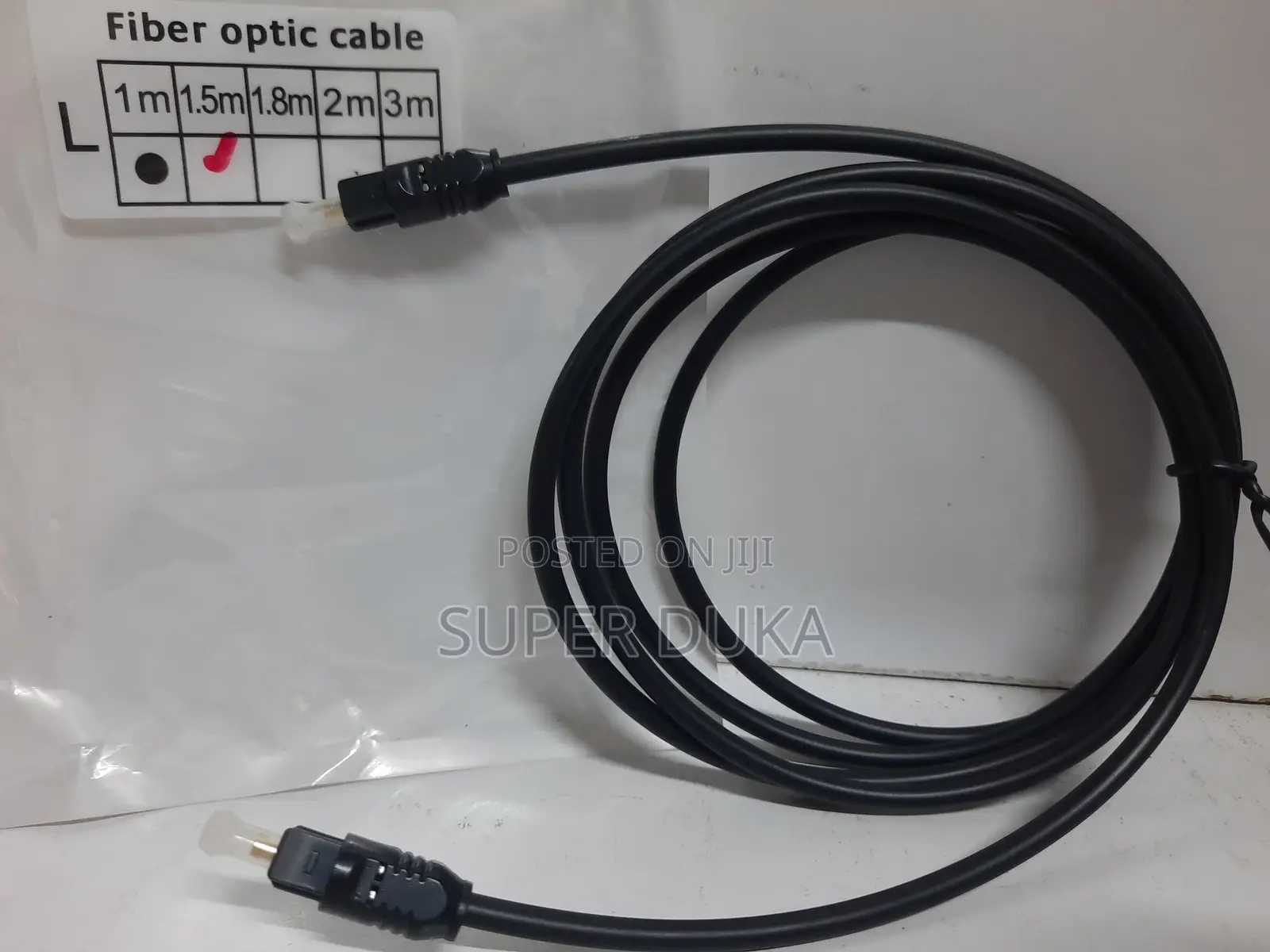 Digital Fiber Optic Audio Cable 1.5m Toslink Optical