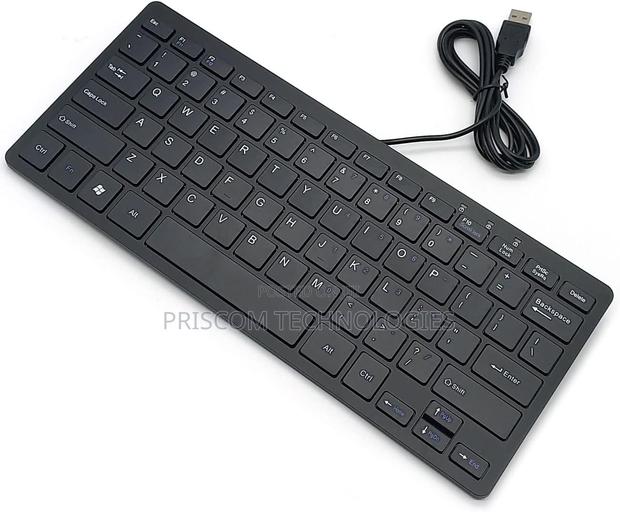 Mini Portable Wired Keyboard for Desktop, Computer, Notebook, Laptop