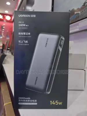 The Ugreen 145w Power Bank for Laptop-3 Ports | 25000mah | Pb205
