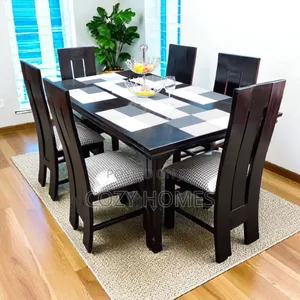 Dining Table an All Wooden Classic 6 Seater Dining Table