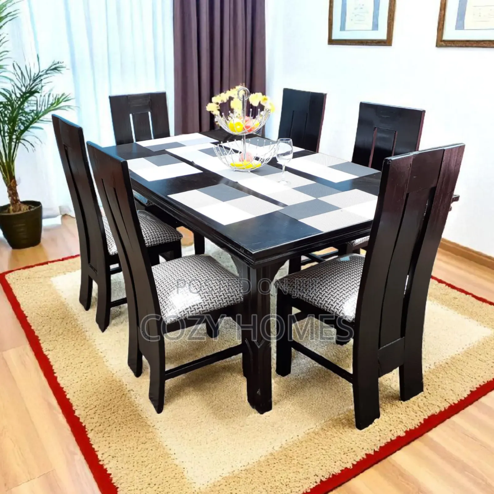 Dining Set Distinct 6 Seater Dining Set