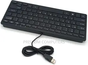 78 Keys Small Wired Usb Portable Keyboard for Desktop, Computer Laptop