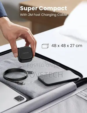 Ugreen 25w Usb C Charger Super Fast Pd Charger Cable Uk Black - Cd250