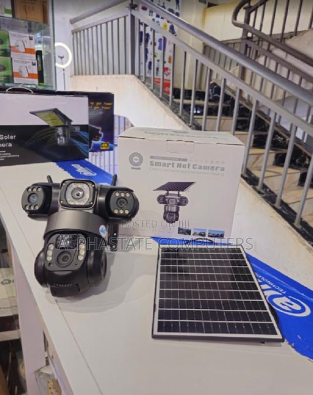 V380 Pro 4g 3 Lens CCTV Camera Solar 4g Triple Lens - main view