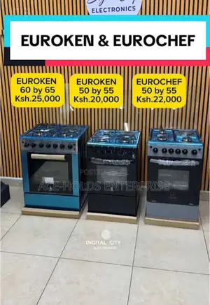 Euroken Cooker 60by55 Free Standing Cooker