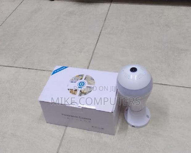 Panoramic 360 Degrees CCTV Bulb Wi-Fi Hidden Camera