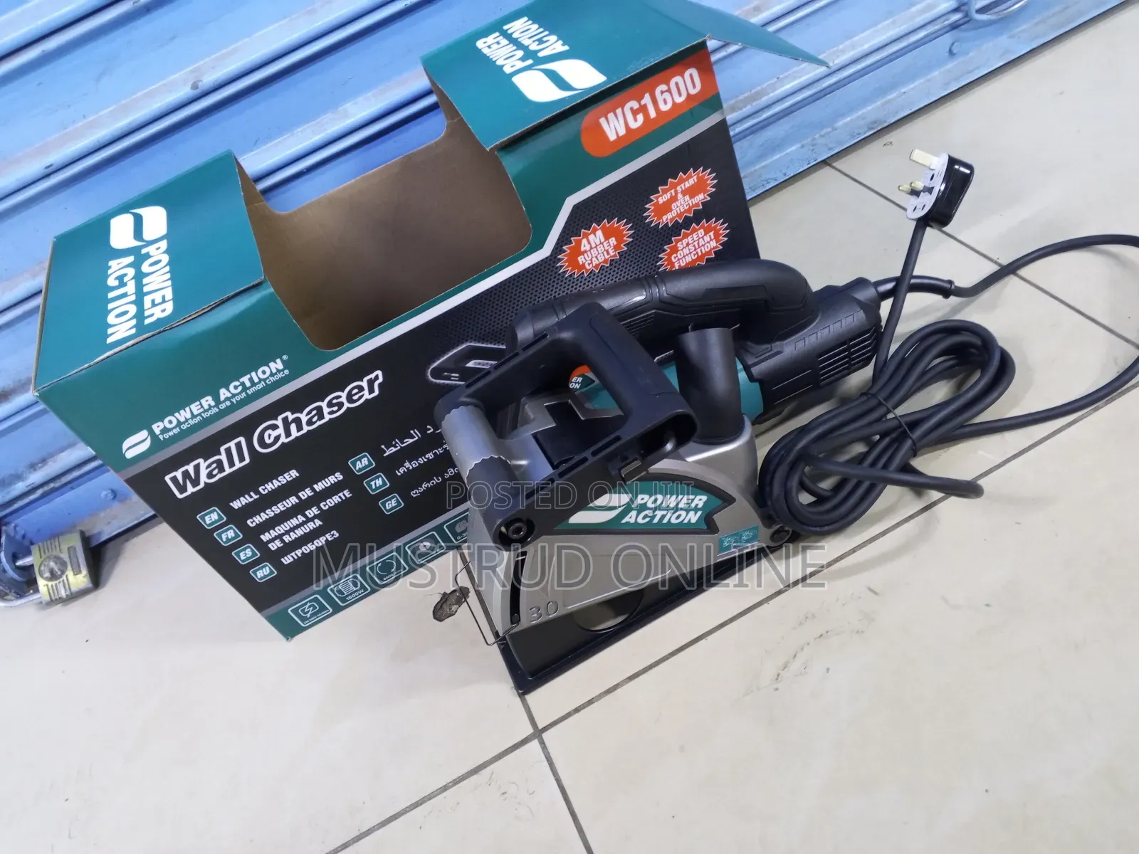 Power Action Wall Chaser Machine