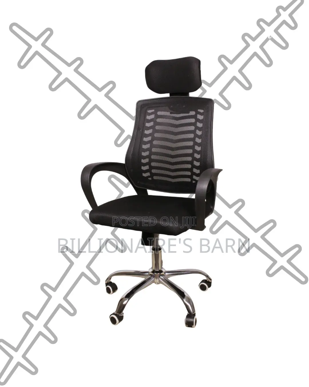 Stylish Secretarial Mesh Chair — All-Day Comfort