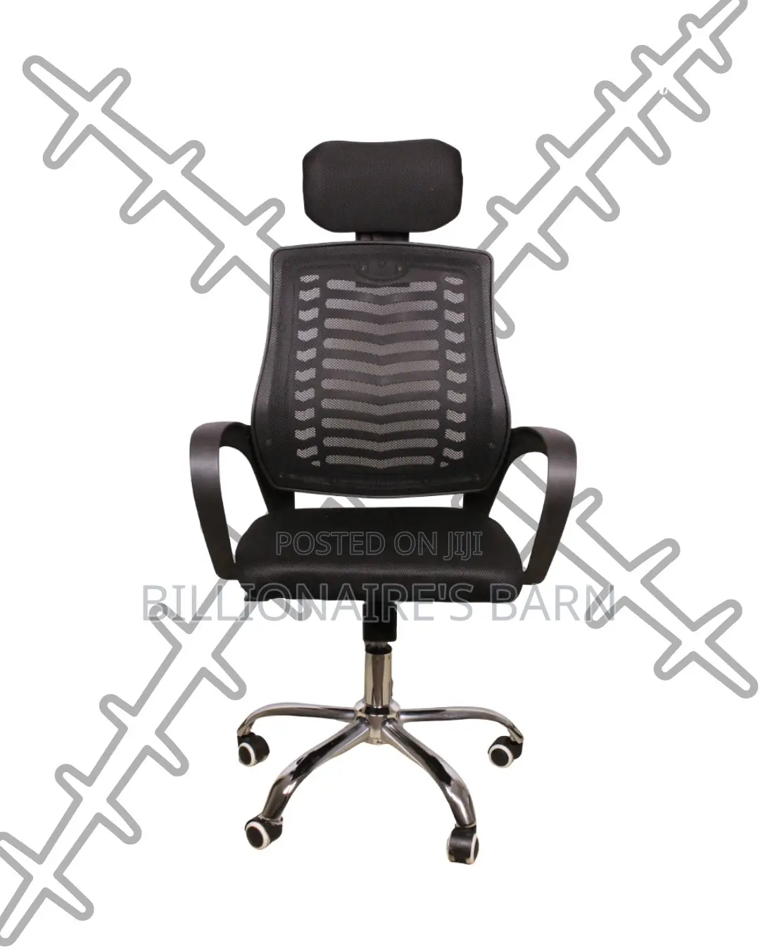 Stylish Secretarial Mesh Chair — All-Day Comfort