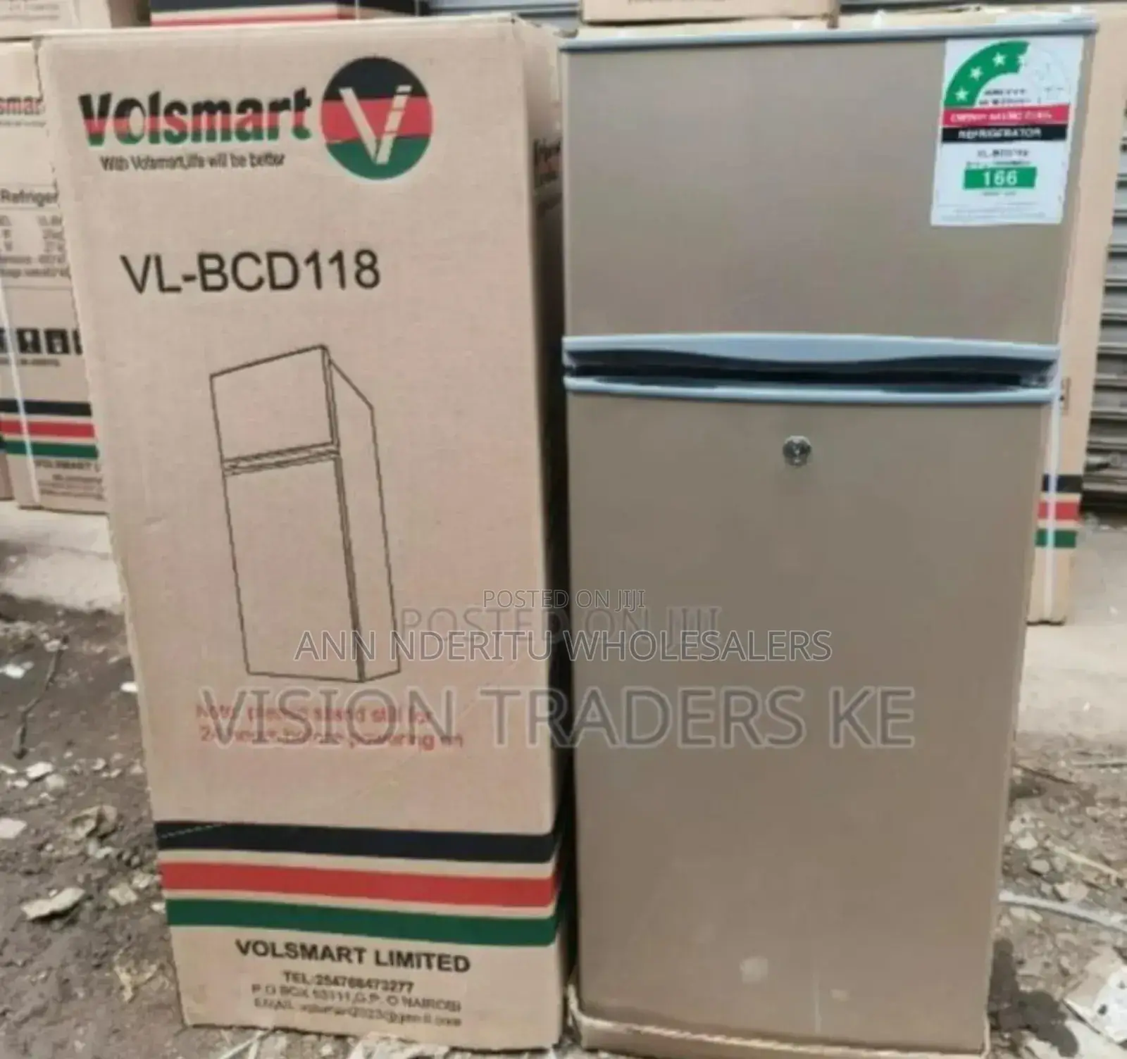 Vl- Bcd118 - Volsmart 118l Fridge. New Model