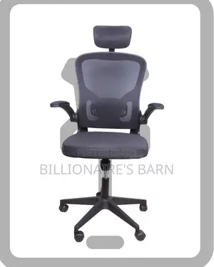Grey Ergonomic Office Chair | Breathable Steel Frame