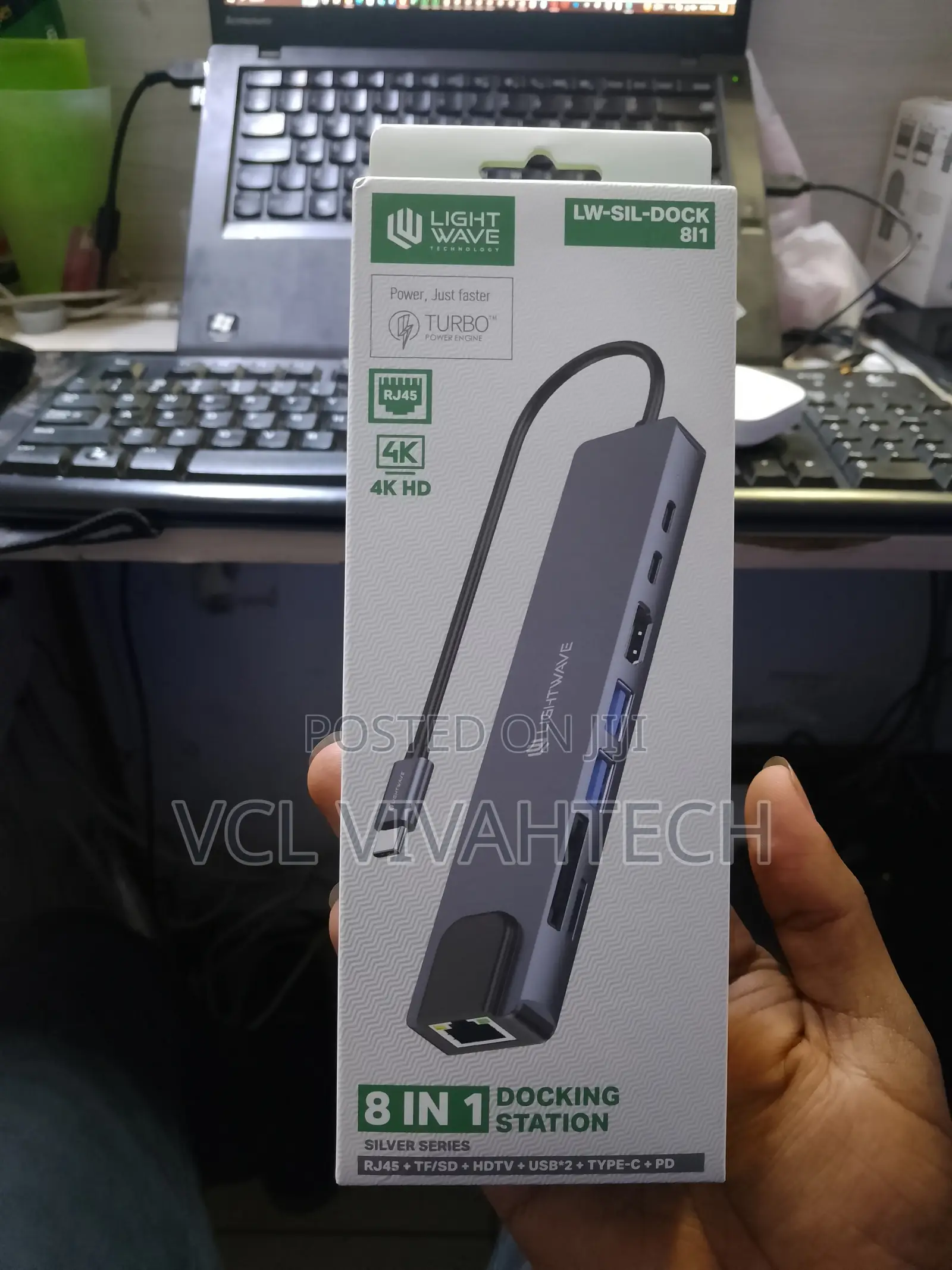 Lightwave 8 in 1 Docking Station
