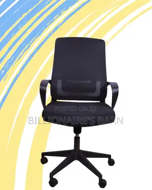 Black Ergonomic Mesh Office Chair (Breathable) — Price Drop Today