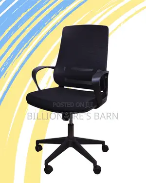 Black Ergonomic Mesh Office Chair (Breathable) — Price Drop Today