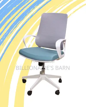Pro-Grade White Ergonomic Mesh Office Chair — Smooth-Rolling Mobility