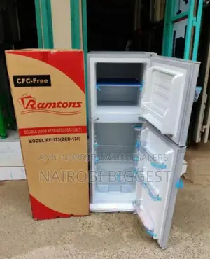 Double Doors. 2doors - Ramtons 128litres Fridge