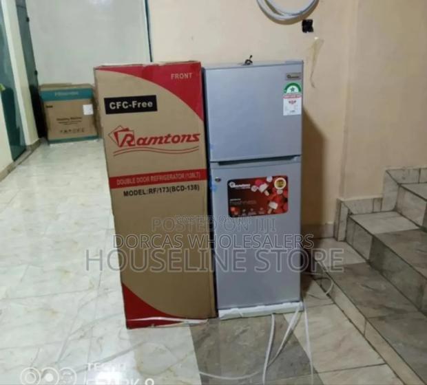 Colour Grey - Ramtons 128litres Fridge - main view