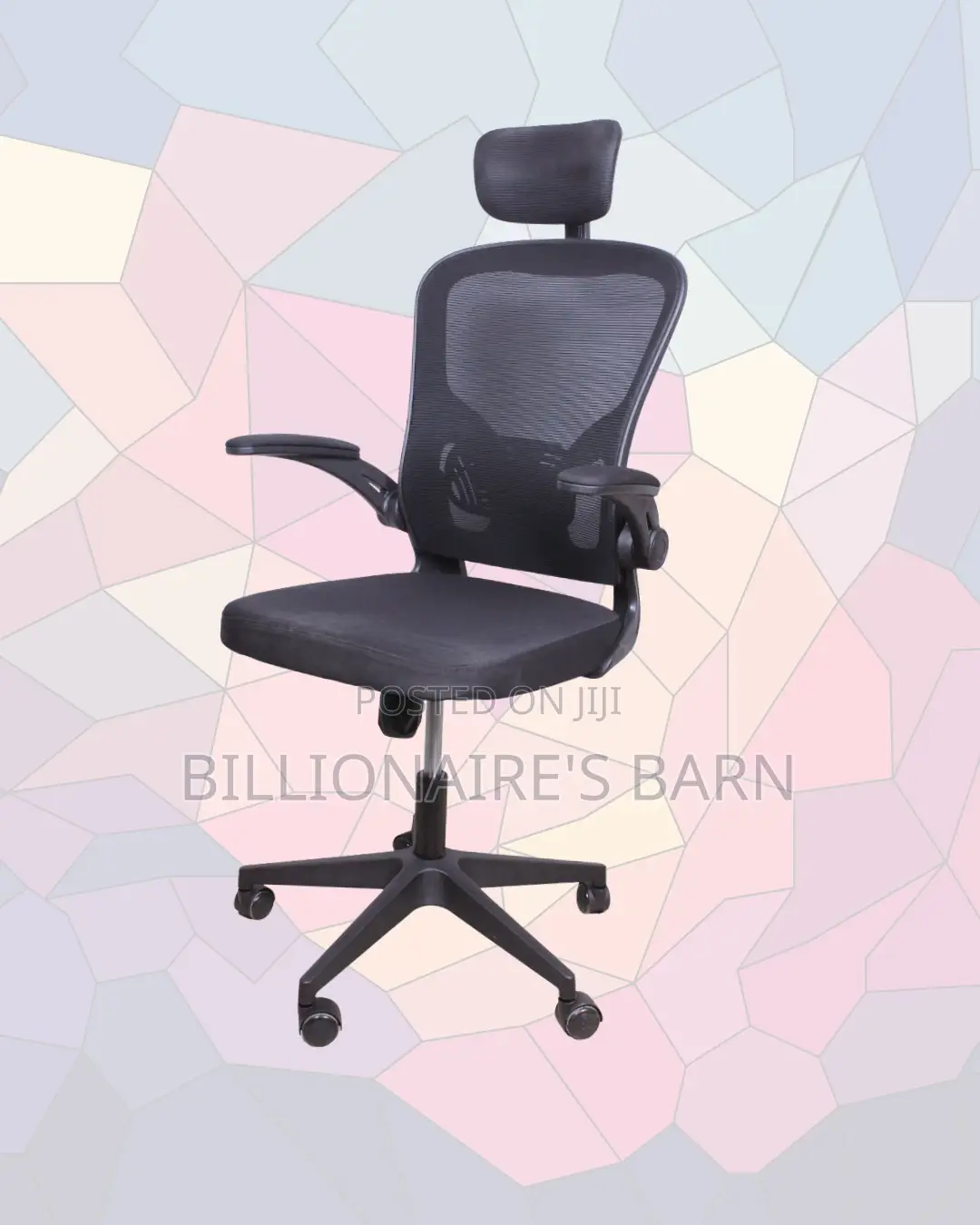 Plush Grey Ergonomic Office Chair | Scratch-Resistant Finish