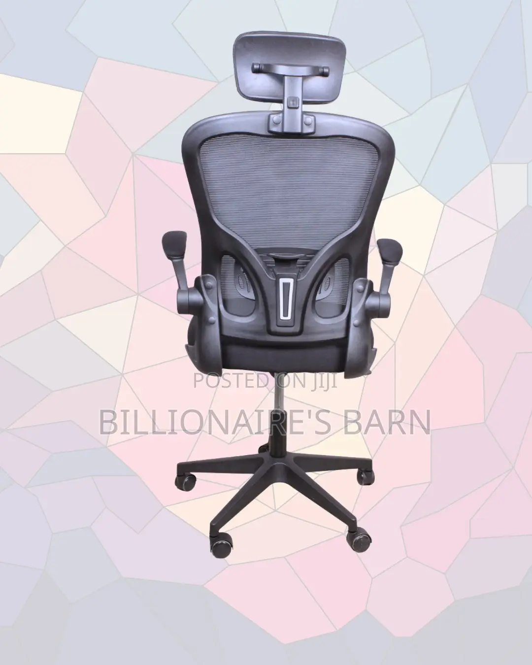 Plush Grey Ergonomic Office Chair | Scratch-Resistant Finish