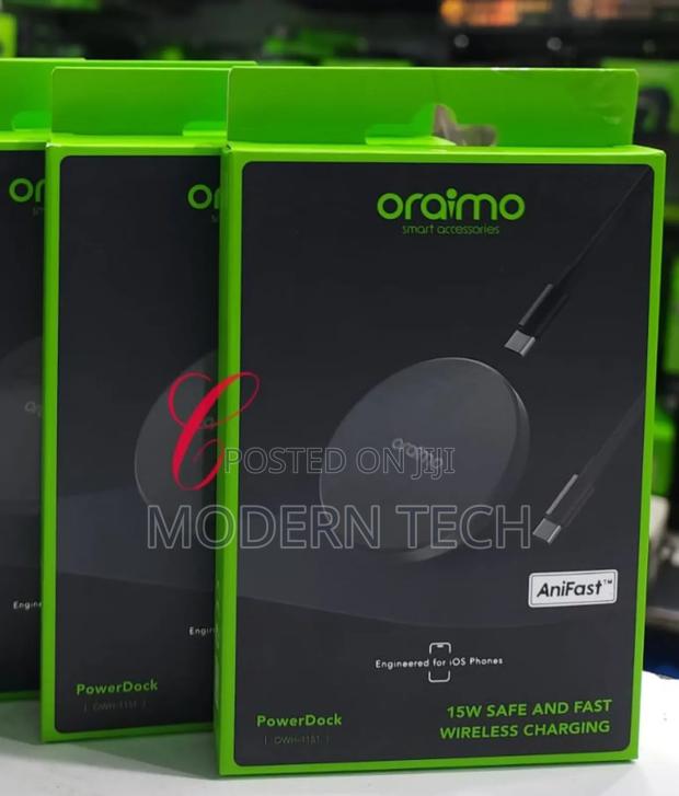 Oraimo Powerdock 15w Magnetic Wireless Charging Pad - thumbnail 2