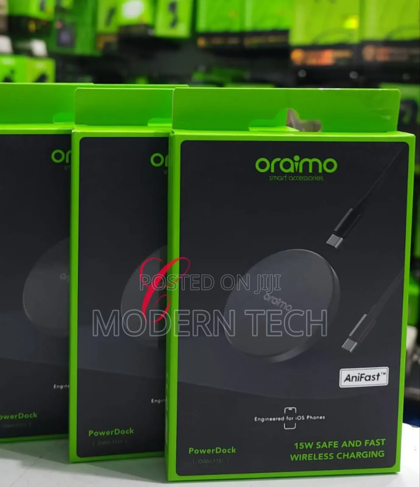 Oraimo Powerdock 15w Magnetic Wireless Charging Pad Owh-1151