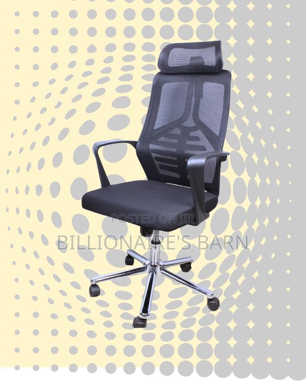 Imported High Back Mesh Office Chair | Steel Frame - thumbnail 2