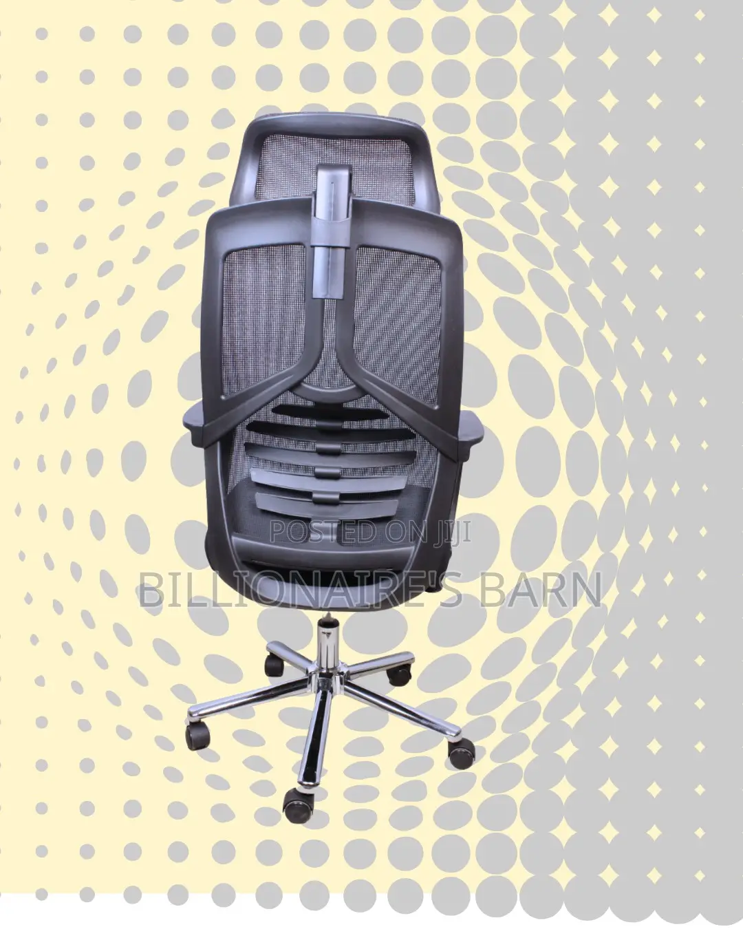 Imported High Back Mesh Office Chair | Steel Frame