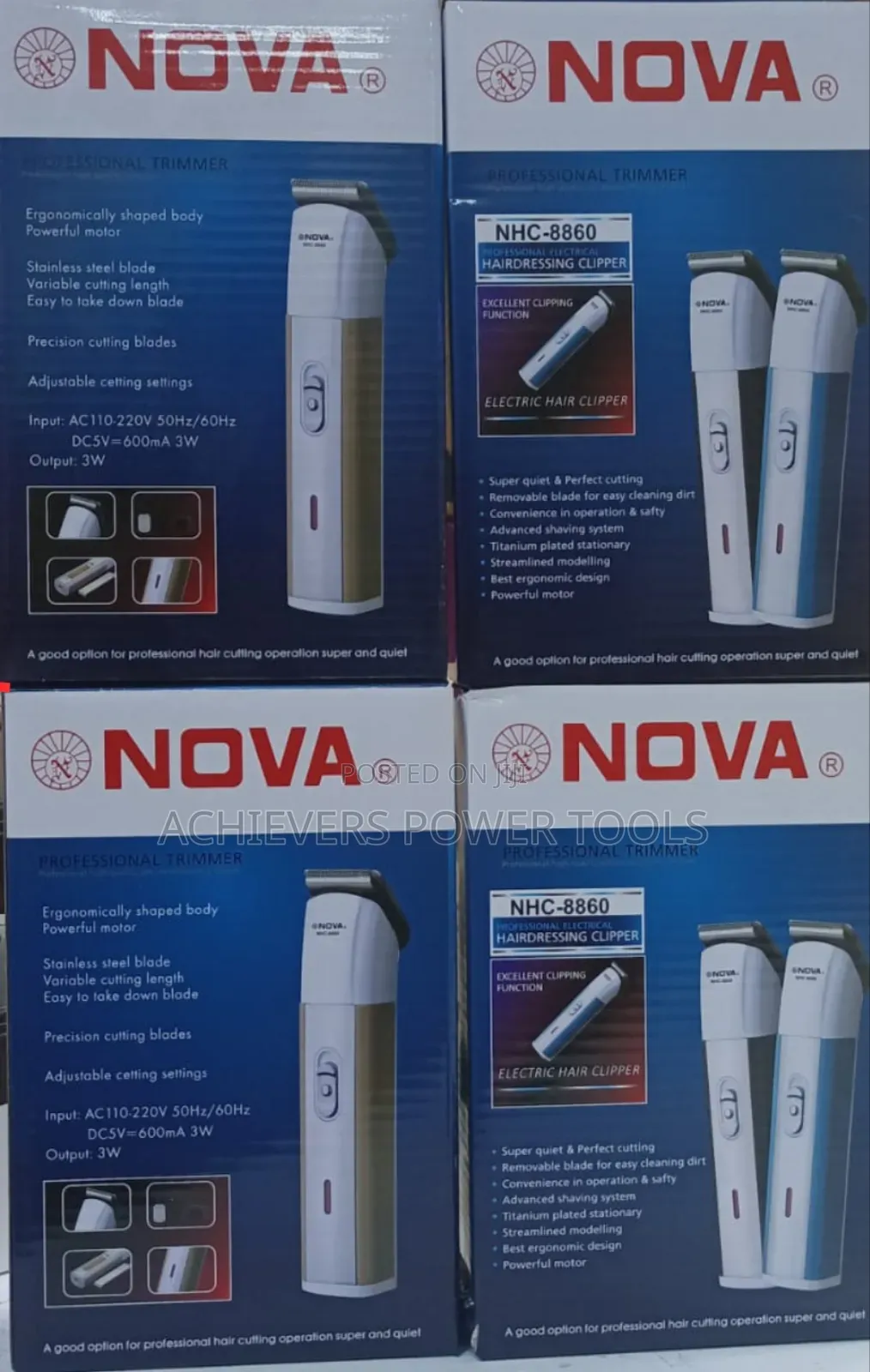 Nova Professional Trimmer/Clipper Shaving Machine
