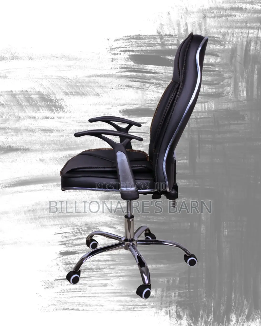 Executive Leather Office Chair | Pro-Grade High-Density Foam Seat